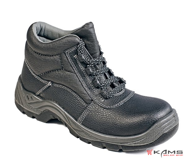 RAVEN S3 ANKLE- skórzane trzewiki ochronne, kompozytowy podnosek i wkładka, olejo i paliwo odporna podeszwa PU/PU - 36-48.