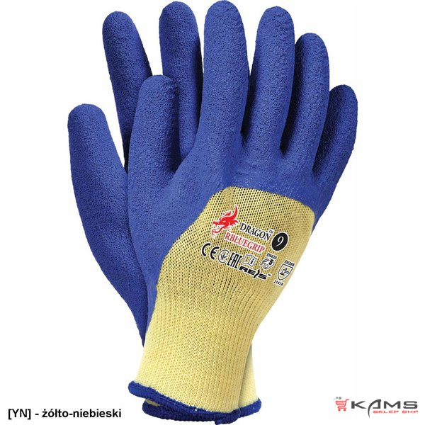 RBLUEGRIP - Rękawice ochronne, powlekane z linii rękawic DRAGON - 7-10