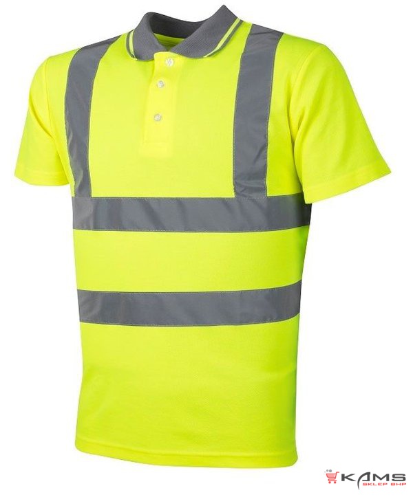 REF 201/202 - KOSZULKA POLO Z PASAMI ODBLASKOWYMI - 55% bawełna, 45% poliester 150 g/m² 2 kolory - S-4XL