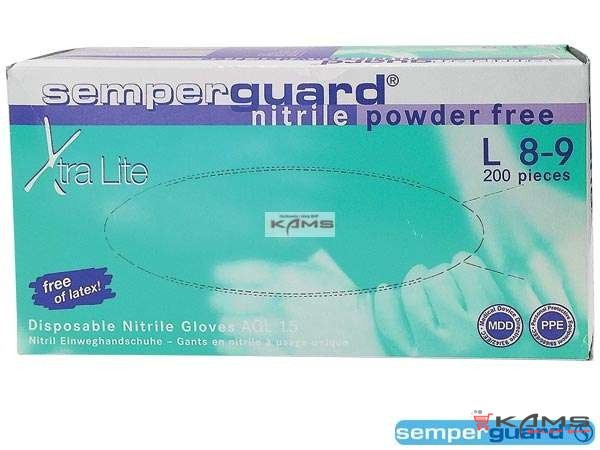 RNIT-SEM-XTRA - Rękawice nitrylowe SEMPERGUARD XTRA - S-XL