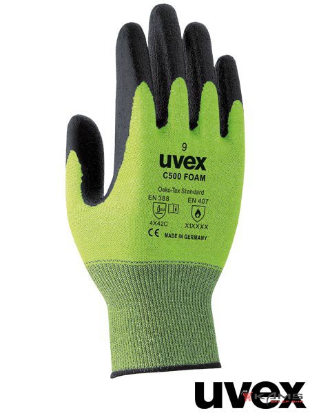 RUVEX-C500FOAM - Rękawice ochronne C500 FOAM - 7-10