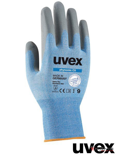 RUVEX-NOMICC5 - Ultralekkie uniwersalne rękawice ochronne, powłoka hydropolimerowa, ochrona przed przecięciem klasa C - 7,8,9,10.