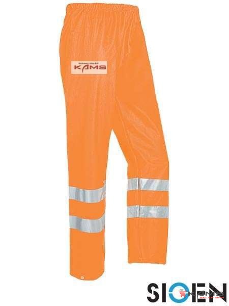 SI-COMPTON - SPODNIE PRZECIWDESZCZOWE ODBLASKOWe (pomarańcz - GO/RT 3279) - 2 kolory - M-2XL.