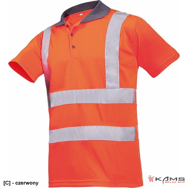 SI-GENGA - koszulka polo ostrzegawcza 100% poliester - 3 kolory - S-3XL.