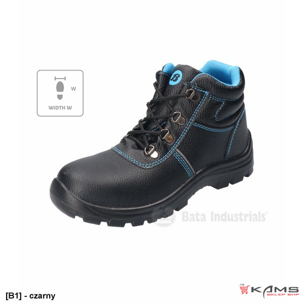 Sirocco blue W B77 - ADLER - Buty do kostki unisex, Tunnel system®, antystatyczne, stalowa wkładka, podnosek ochronny, 1 kolor - rozmiar 35-47