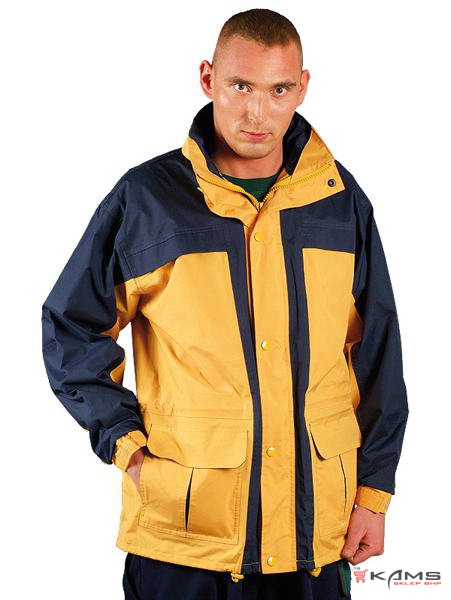 SPRING-YELLOW - odzież ochronna, kurtka wiosenna zabezpieczająca przed wiatrem i deszczem - M-3XL.