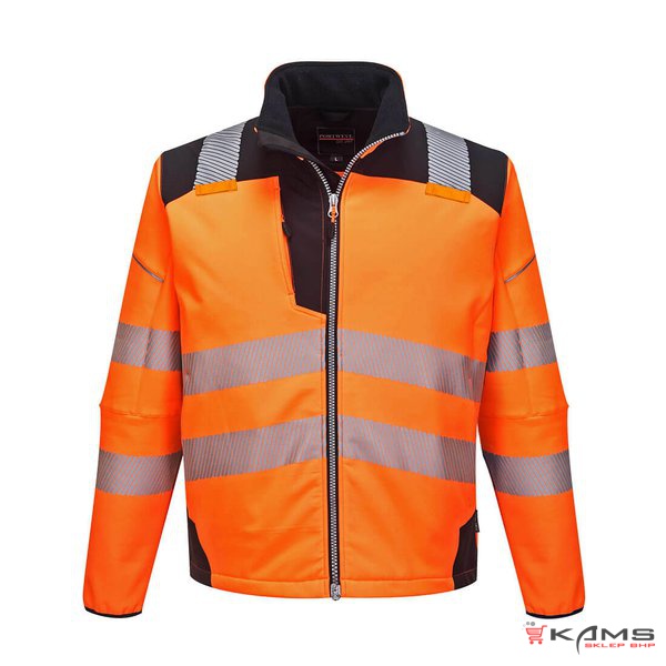 T402 - Kurtka Hi-Vis odblaskowa Softshell PW3 - 7 kolorów - XS-6XL