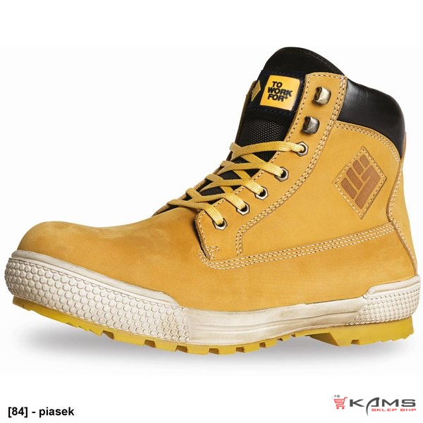 TIGER ANKLE S3 SRC - Trzewiki ochronne, skóra licowa, METAL FREE podnosek, wkładka antyprzebiciowa, gumowa podeszwa... - 38-48
