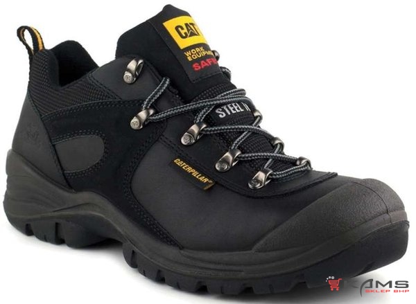 CAT TORQUE S3 HRO SRC - półbuty caterpillar robocze, skóra licowa/nubuk ze stalowym podnoskiem - 40-46.