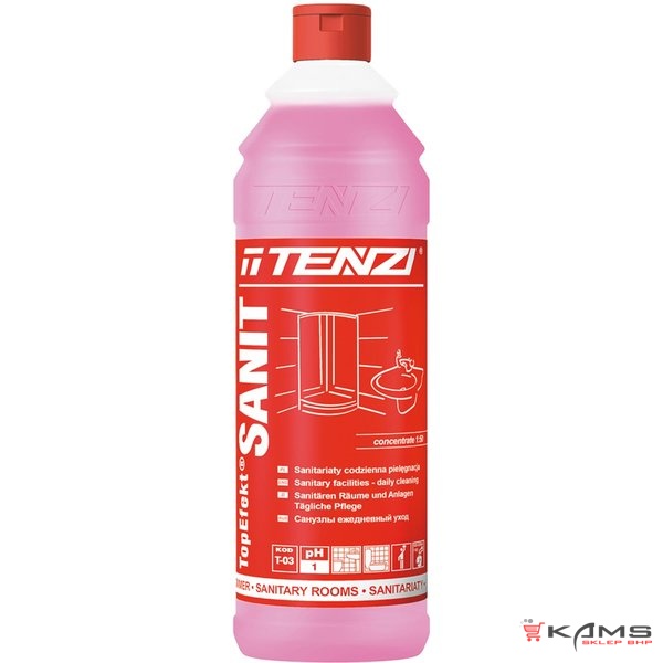 TZ-TESANIT Skoncentrowany środek w żelu do codziennego mycia pomieszczeń i urządzeń sanitarnych - 1 l, 5 l, 10 l.