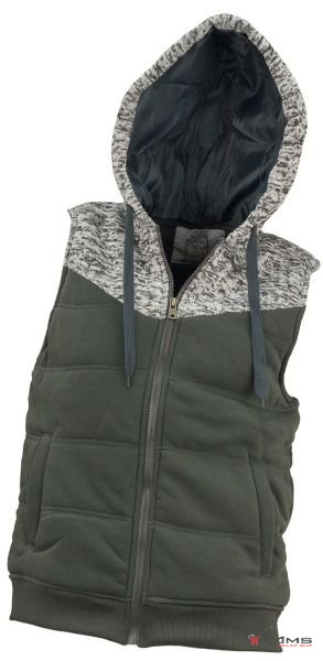 BEZRĘKAWNIK Z KAPTUREM URG-F10183 - 2 kolory - L-2XL.