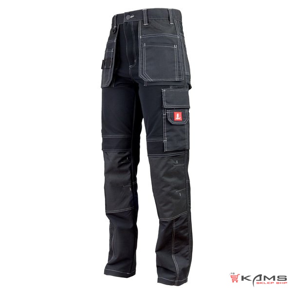 URG-712 - spodnie robocze do pasa, mareriał RIP-STOP, 93% poliester, 7% spandex, 260g/m² - 44-62