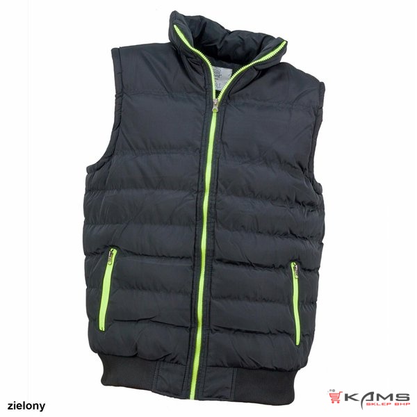 BEZRĘKAWNIK BZR-1430 KOLOROWY SUWAK - 3 kolory - M-3XL.