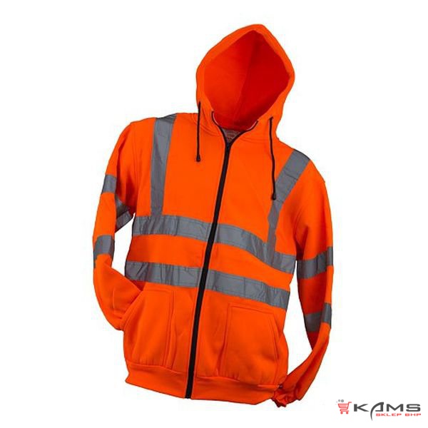BLUZA Z KAPTUREM URG-HV - ostrzegawcza z kapturem 2 kolory - M-3XL.