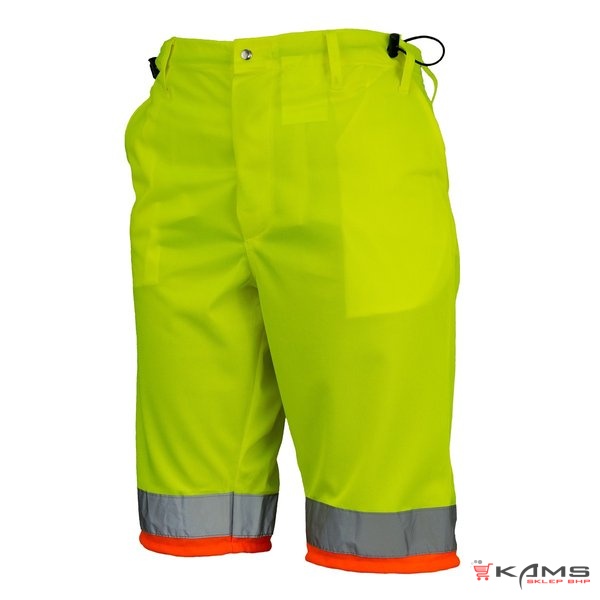 URG-HV-PAM_TA10 - krótkie spodnie odblaskowe, 100% poliester, 120 g/m² - M-3XL.