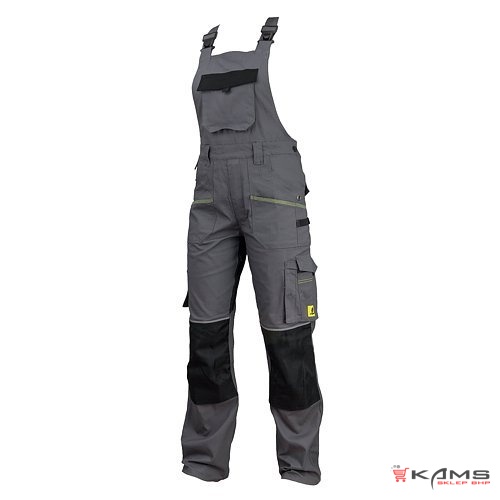 URG-S2 ELASTAN - spodnie ogrodniczki 98% bawełna, 2% elastan, gramatura 260g/m2 - 46-62.