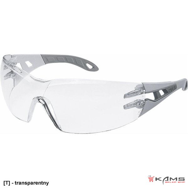 UX-OO -PHEOS - przydymione okulary ochronne, szybka z poliwęglanu, powłoka AS-AF .