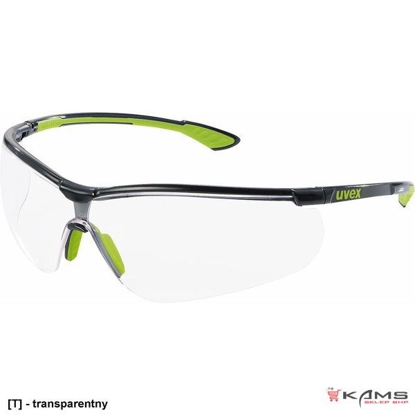 UX-OO-STYLE - transparentne okulary ochronne, lekkie i wygodne - ważą zaledwie 23g, klasa optyczna 1.