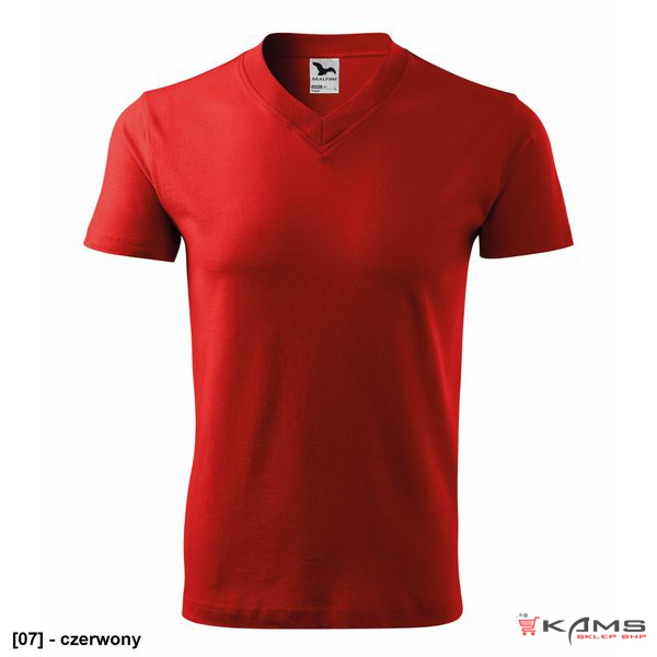 V-neck 102 - ADLER - Koszulka unisex, 160 g/m², 10 kolorów - S-3XL