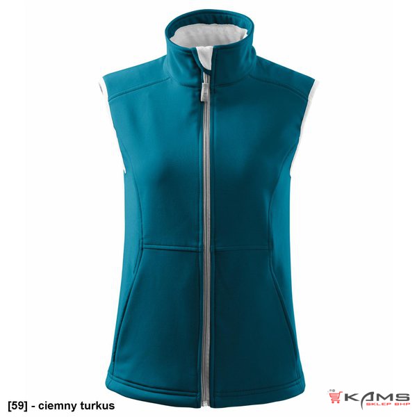 Vision 516 - ADLER - Softshell kamizelka damska, 280 g/m², 6% elastan, 94% poliester, 6 kolorów - XS-2XL