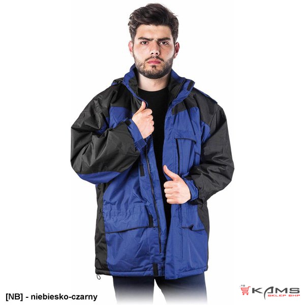 WIN-BLUE - odzież ochronna, kurtka zimowa wykonana tkaniny typu rip-stop - M-3XL.