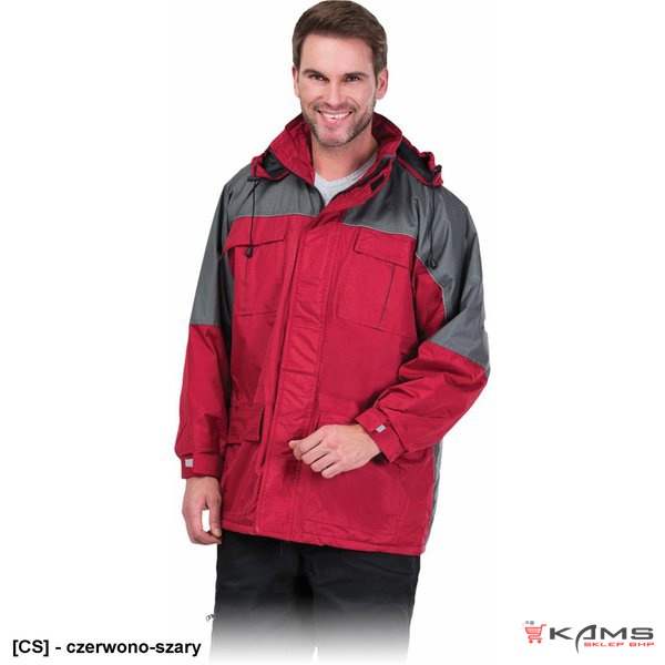 WIN-RED - odzież ochronna, kurtka zimowa wykonana z tkaniny typu rip-stop - M-3XL.