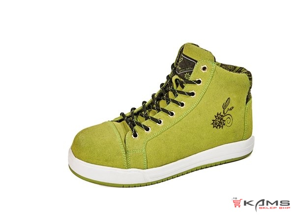 WUJA ANKLE S1P - Atrakcyjne, damskie trzewiki ochronne z kompozytowym podnoskiem - 38, 39.