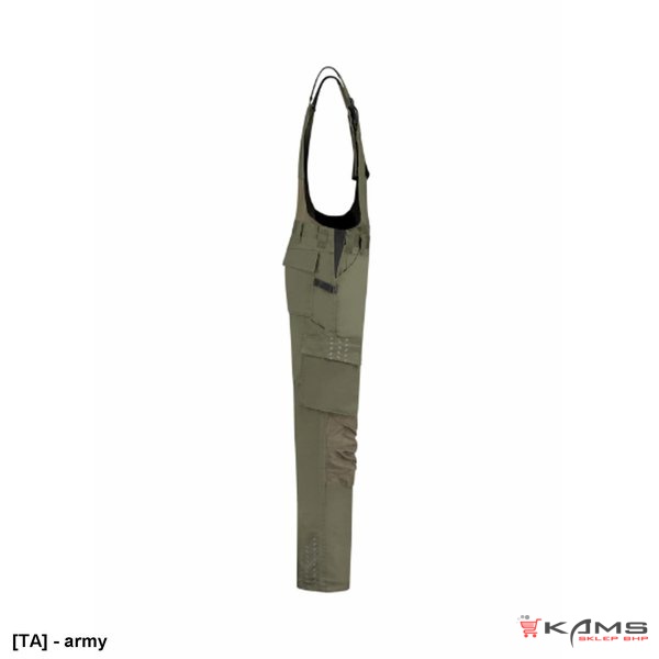 Bib i Brace Twill Cordura T67 - ADLER - Spodnie robocze ogrodniczki unisex, Cordura, 280 g, 65 % poliester, 35 % bawełna - 5 kolorów - 44-62