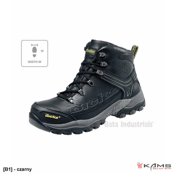 Bickz 204 W B30 - ADLER - Buty do kostki unisex, odporne na wysokie temperatury, antystatyczne, kompozytowa wkładka, kompozytowy podnosek - 38-48