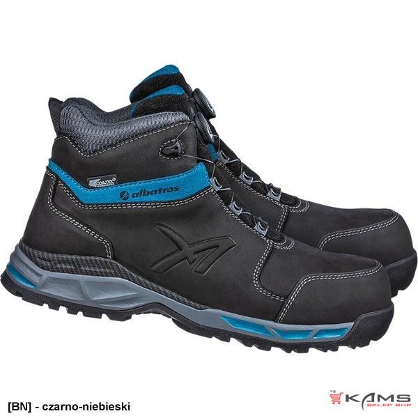 BRA-TOFANE-T - Trzewiki bezpieczne TOFANE BLACK QL CTX MID S3 ESD WR HRO SRC - 40-47