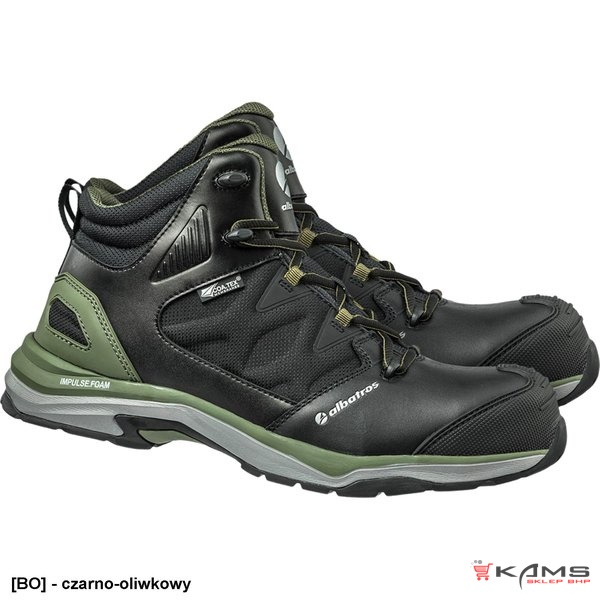 BRA-ULTCTX-T - Trzewiki bezpieczne ULTRATRAIL BLACK MID S3 ESD HRO SRC. - 2 kolory - 39-47