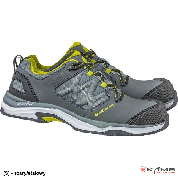 BRA-ULTRA-P - Półbuty bezpieczne ULTRATRAIL GREY LOW S3 ESD HRO SRC - 36-47