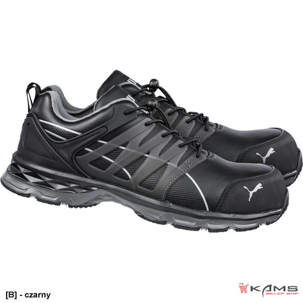 BRP-VELOS3-P - Półbuty bezpieczne VELOCITY 2.0 BLACK LOW S3 ESD HRO SRC - 39-48