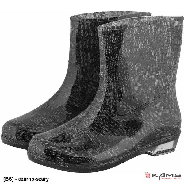 BTDKBLOOMI - Buty damskie krótkie typu kalosz BLOOMI - 36-41