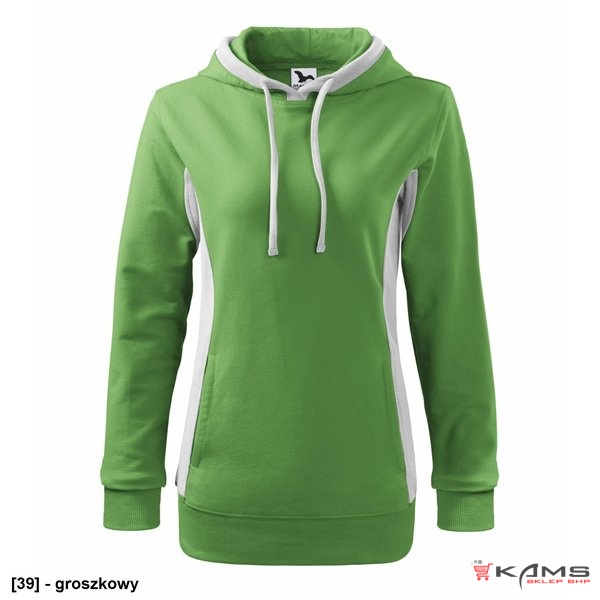 Kangaroo 408 - ADLER - Bluza damska, 280 g/m², 3 % elastan, 97 % bawełna - 7 kolorów - S-2XL