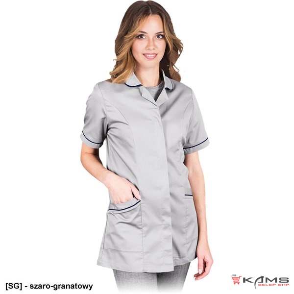 LH-LISA - Fartuch ochronny damski z krótkim rękawem - 2 kolory - S-2XL