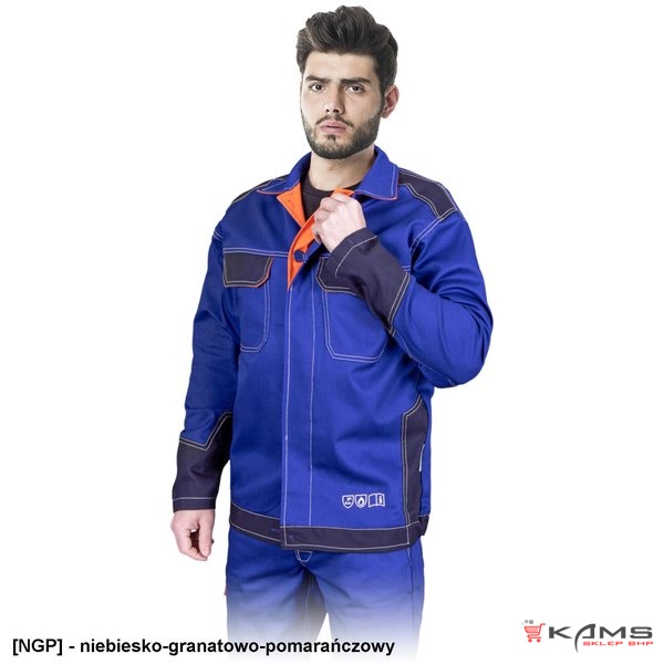 LH-SPECWELD-J - Bluza ochronna trudnopalna, dla spawaczy - M-3XL