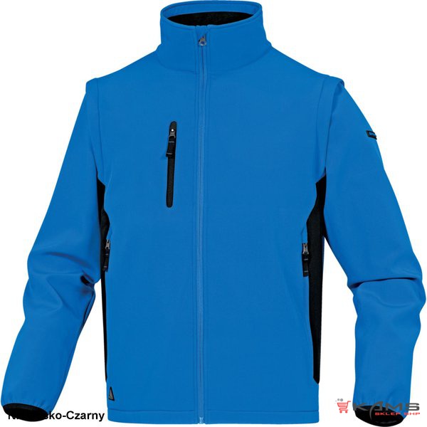 MYSEN2 - kurtka softshell 96% poliester 4% elastan, odpinane rękawy - 5 kolorów - XS-3XL.