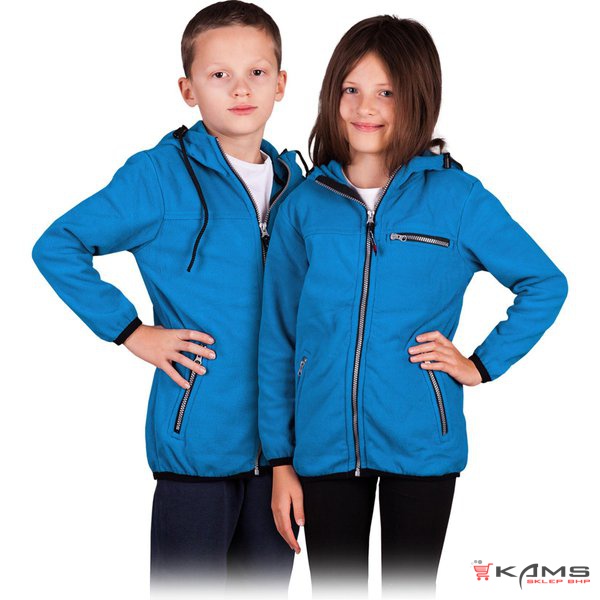 POLAR-KIDS - Bluza POLAR-KIDS dla dzieci o wysokiej jakości krótko strzyżonego polaru - XS-L