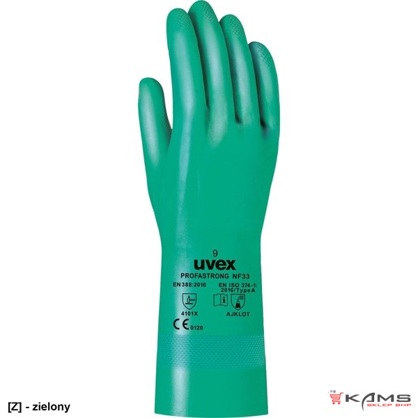 RUVEXSTRONG - rękawice chemiczne ochronne uvex - 7-10