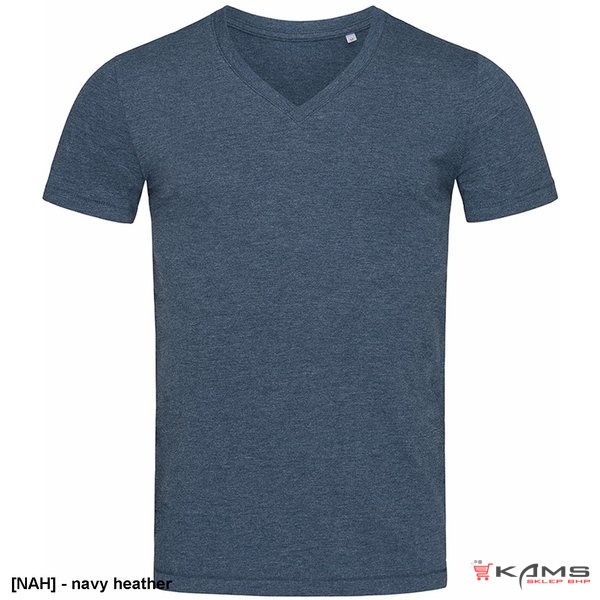 SST9810 - T-shirt męski V-neck ST9810 - 7 kolorów - S-2XL