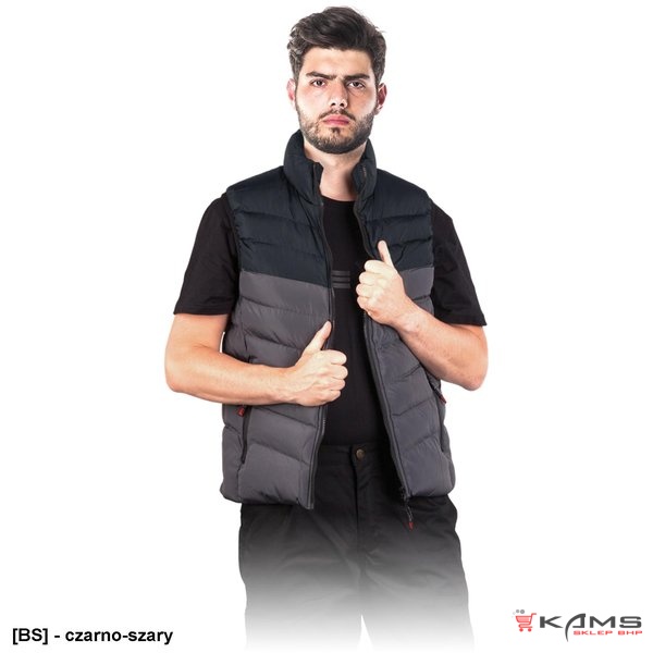 VEST-TWIN - bezrękawnik ochronny ocieplany - 2 kolory - M-3XL