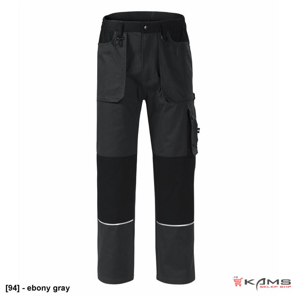 Woody W01 - ADLER - Spodnie robocze męskie, 270 g/m², 100 % bawełna - 2 kolory - 44/46-48/50