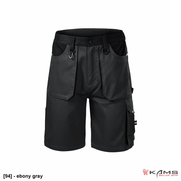 Woody W05 - ADLER - Szorty robocze męskie, 270 g/m², 100 % bawełna - 2 kolory - 60/62-44/46