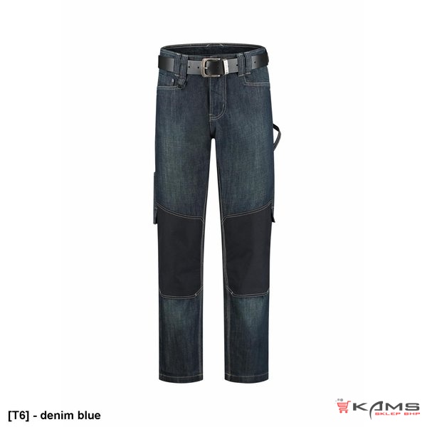 Work Jeans T60 - ADLER - Spodnie robocze unisex, Cordura®, 395 g/m², 100 % bawełna - 30/32-34/34