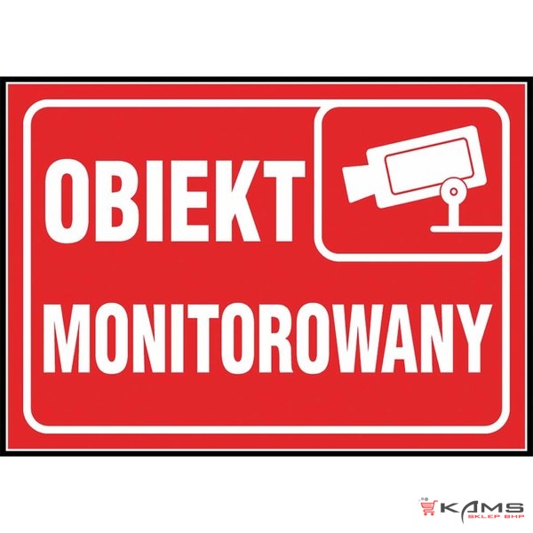 Z-R111 - Znak „Obiekt monitorowany”. - 150x210