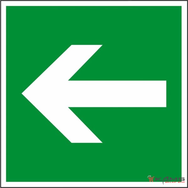 ZZ-11E - Znak ewakuacyjny Kierunek drogi ewakuacyjnej - 150x150-200x200