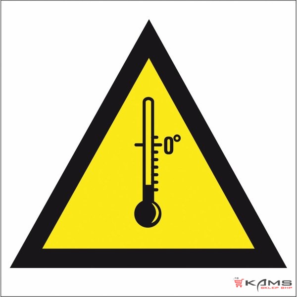 ZZ-11KN - Oznakowanie substancji chemicznych Ostrzeżenie przed niskimi temperaturami - 160x160