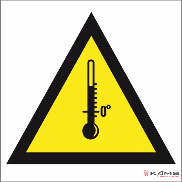 ZZ-13KN - Oznakowanie substancji chemicznych Ostrzeżenie przed wysokimi temperaturami - 160x160