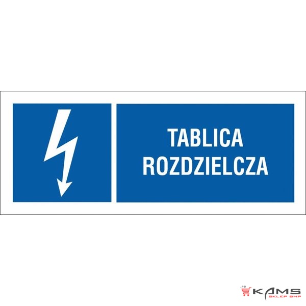 ZZ-15EIB - Znak elektryczny Tablica rozdzielcza. - 74X210